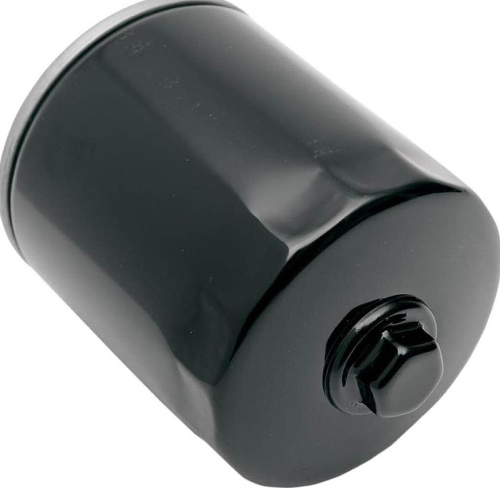 Oljefilter w/ Nut, Black, for Twin Cam/M8