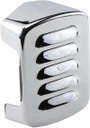 Louvered Coil Cover, Chrome, 65-99 FXST,FX,FXWG