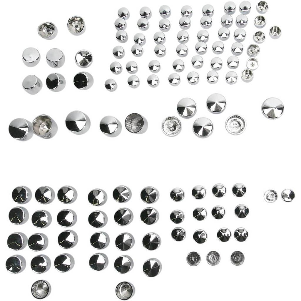 Bolt Cover Kit Standard Chrome, 09-12 FL