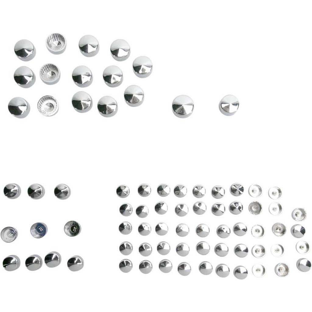 Bolt Cover Kit Standard Chrome