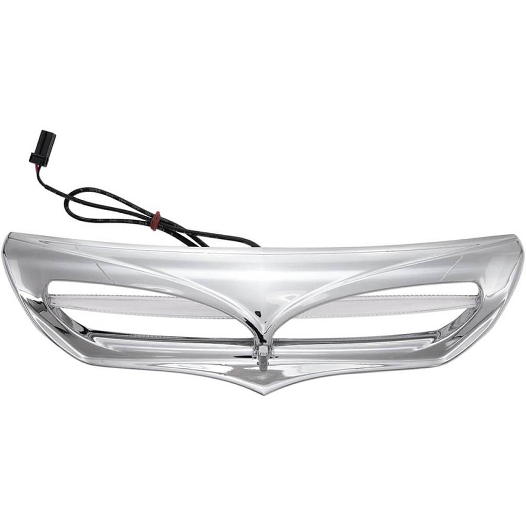 LED Lighted Fairing Vent Trim, Chrome