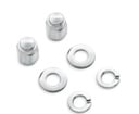 Chrome Fork Axle Retainer Nut Kit