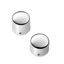 Rear Axle Nut Covers, Classic Chrome