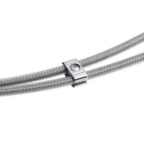 Throttle Cable Clip, Chrome