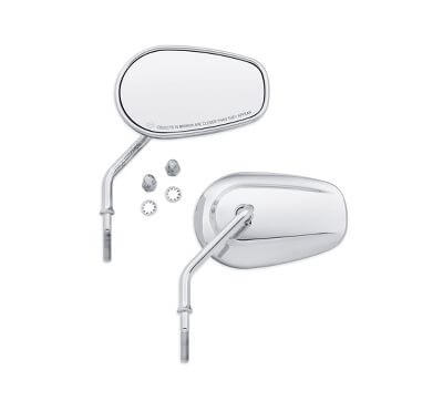 Tapered Short Stem Mirrors, Chrome