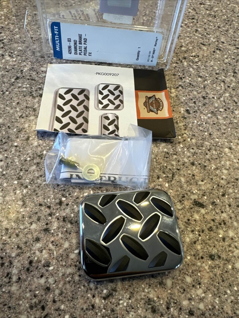 Diamond Plate Brake Pedal Pad, FX