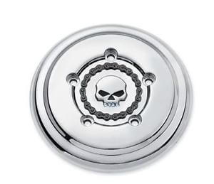 Skull &amp; Chain Air Cleaner Trim Chrome