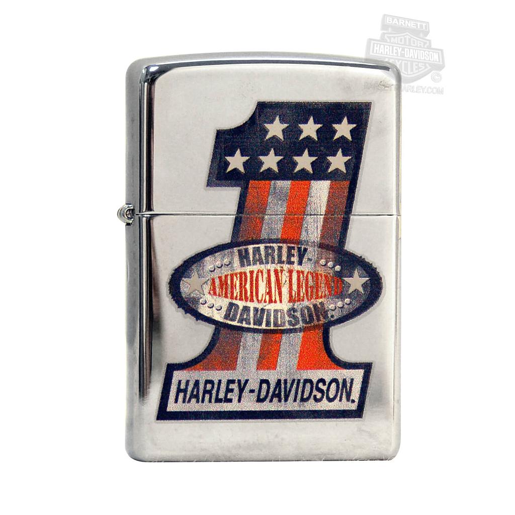 #1 Red White Blue Zippo Lighter