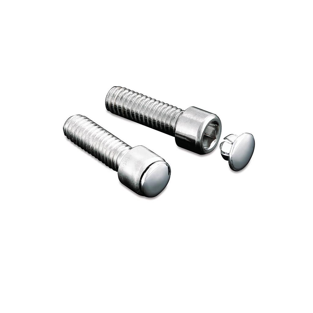 Hot Spots Custom End Plugs, Chrome for 5/16&quot; Allen Bolts