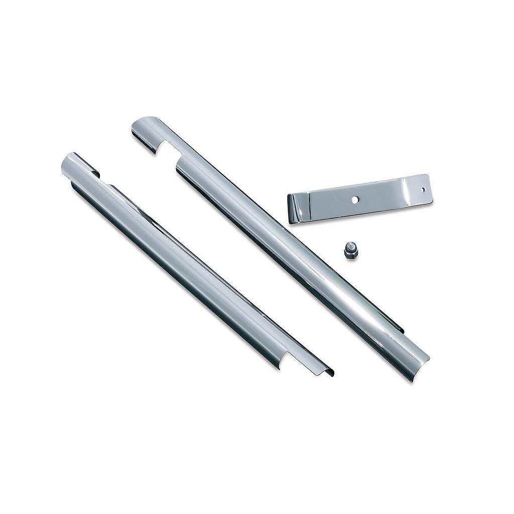 Down Tube Covers for 07-17 Softail, Chrome