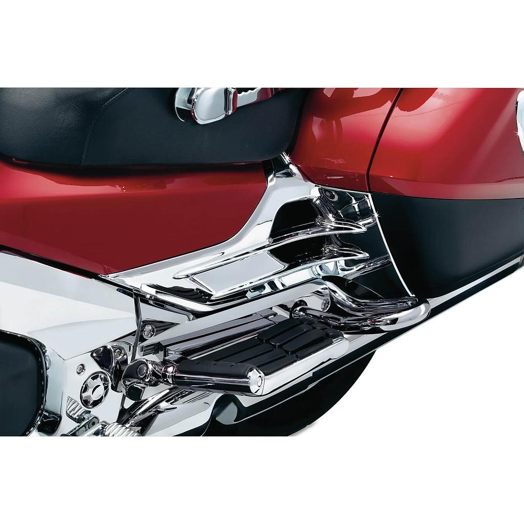 Louvered Chrome Battery Box Covers for GL1800