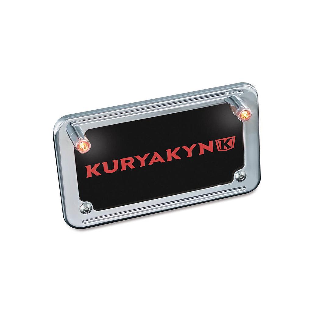 LED License Plate Illuminators with Red Accent Light