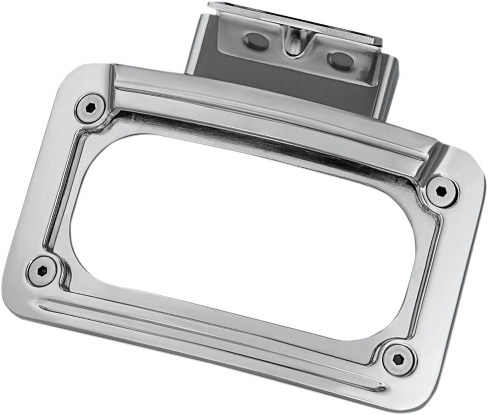 L.E.D. Curved License Plate Frame with Mount