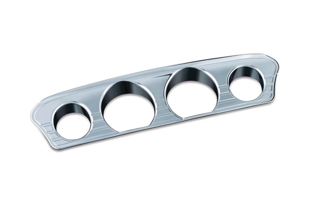 Tri-Line Gauge Trim, Chrome