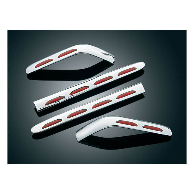 L.E.D. Saddlebag Molding Set