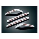 L.E.D. Saddlebag Molding Set