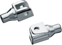 Tapered Peg Adapters for Can-Am, Honda &amp; Suzuki, Chrome