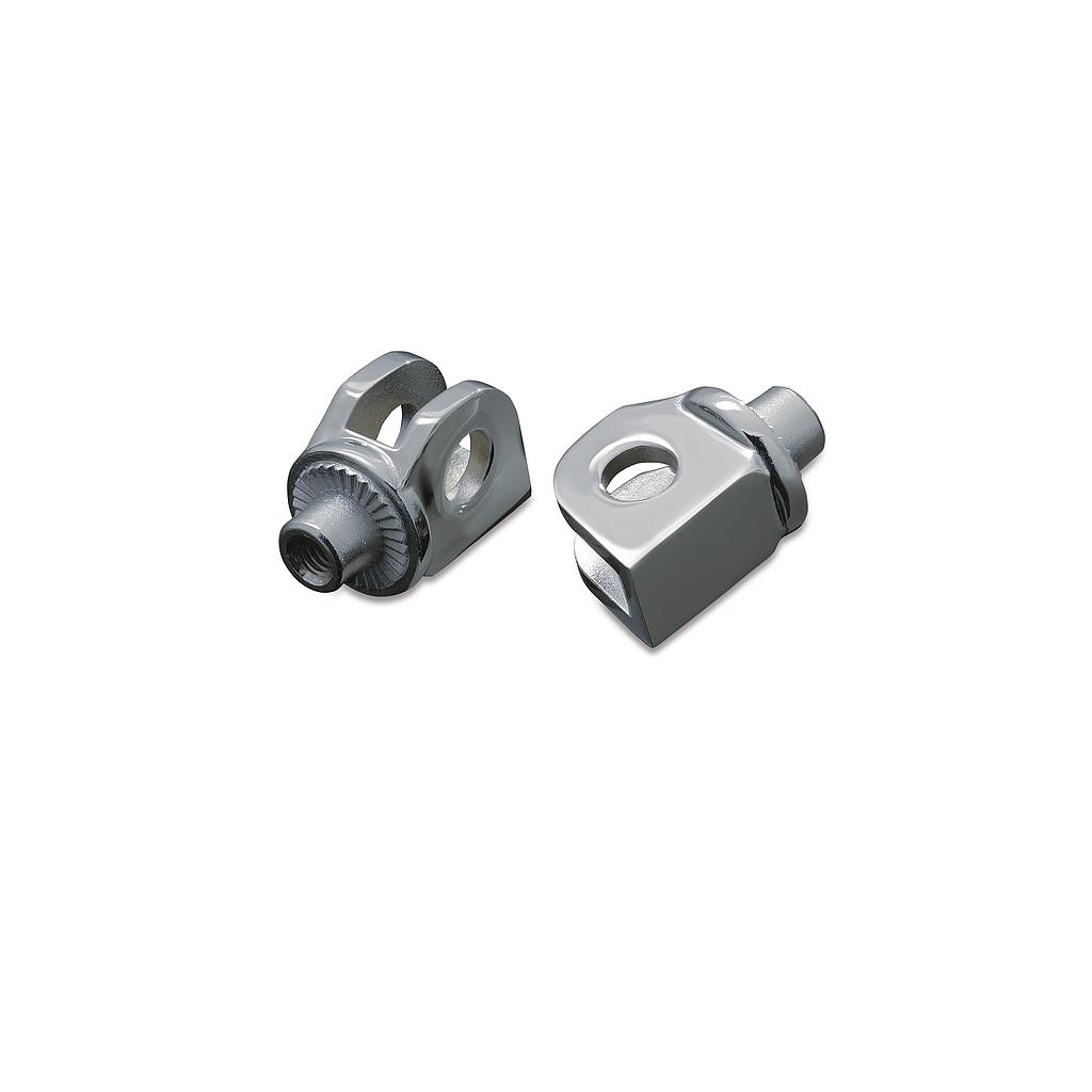 Splined Peg Adapters for Kawasaki, Chrome