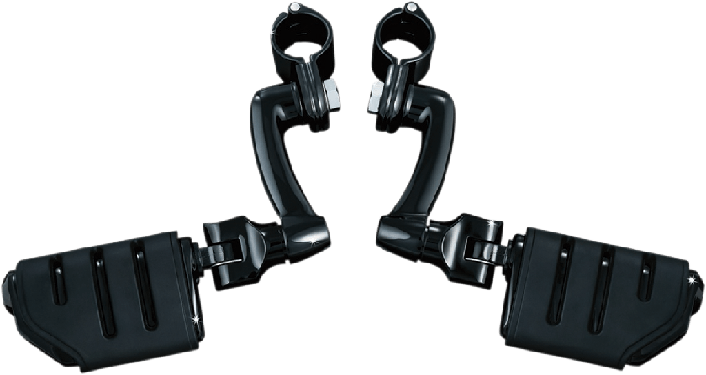 Gloss Black With Trident Dually &amp; 1-1/4" Magnum Quick Clamp