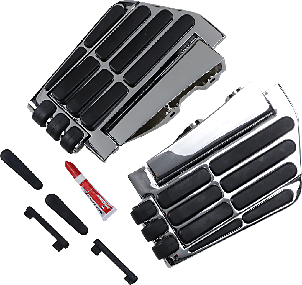 Transformer Passenger Floorboards for GL1800, Chrome