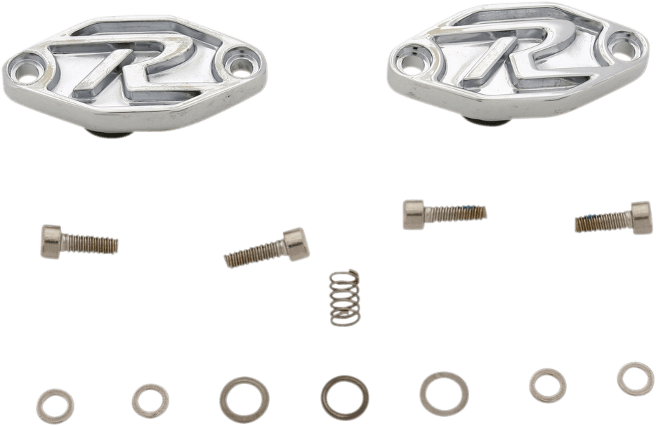 Pro-R Butterfly Shaft Caps with Screws, Washers, Bearings, &amp; Spring