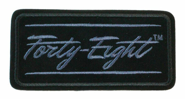 Embroidered Forty-Eight Emblem Patch, Small