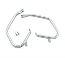 Rear Saddlebag Guard Kit, Confort, Chrome