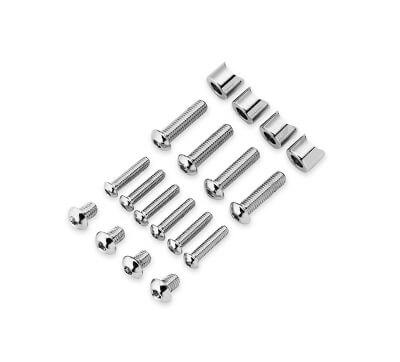 VRSC Sissy Bar Upright and Base Plate Chrome Hardware Kit