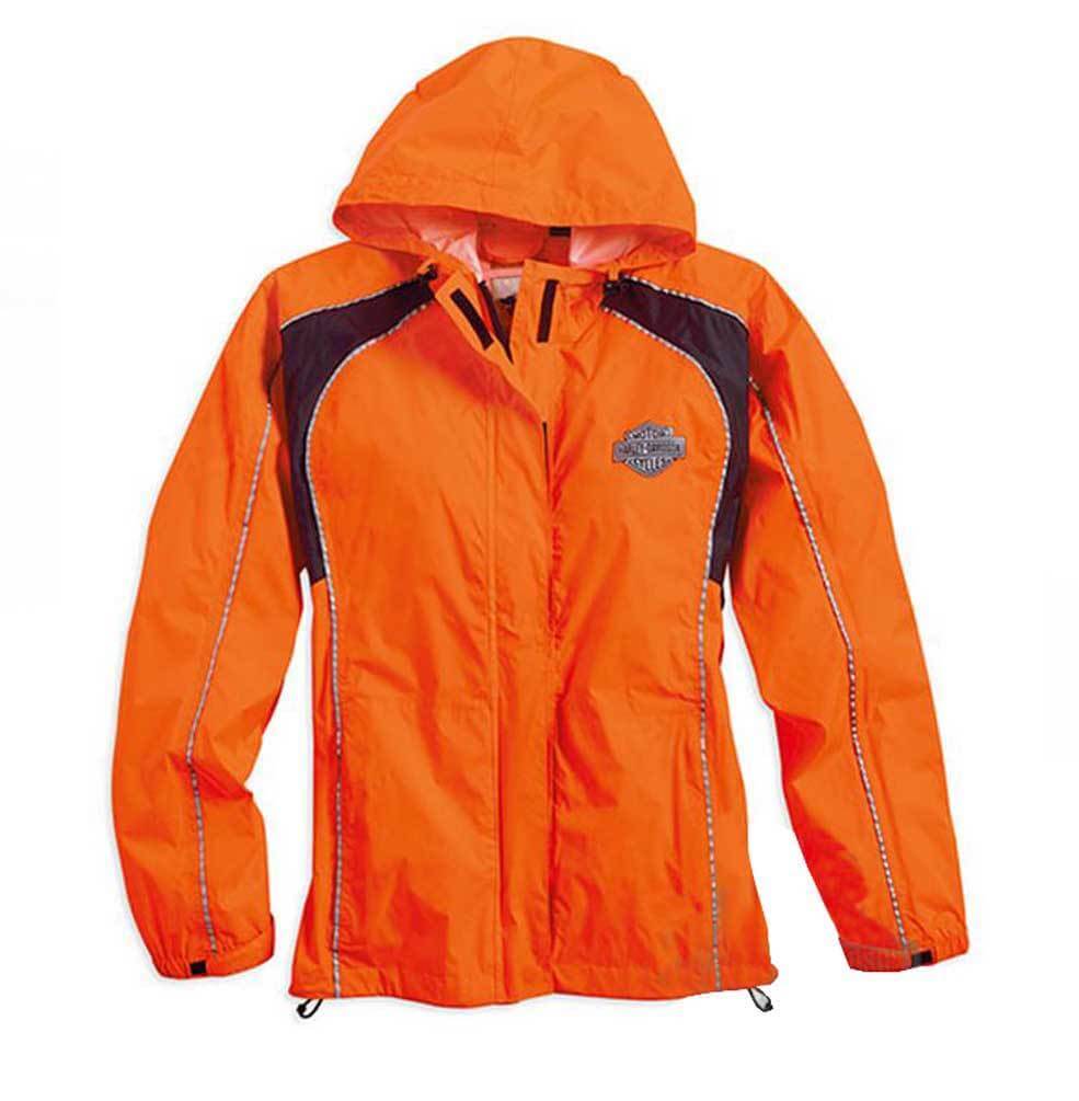 Women's Hi-Vis Orange Rain Suit 2-delt
