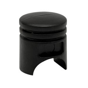 Piston Valve Caps, 2-Pack, Black