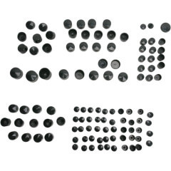 Bolt Cover Kit Standard 09-16 FL, Black