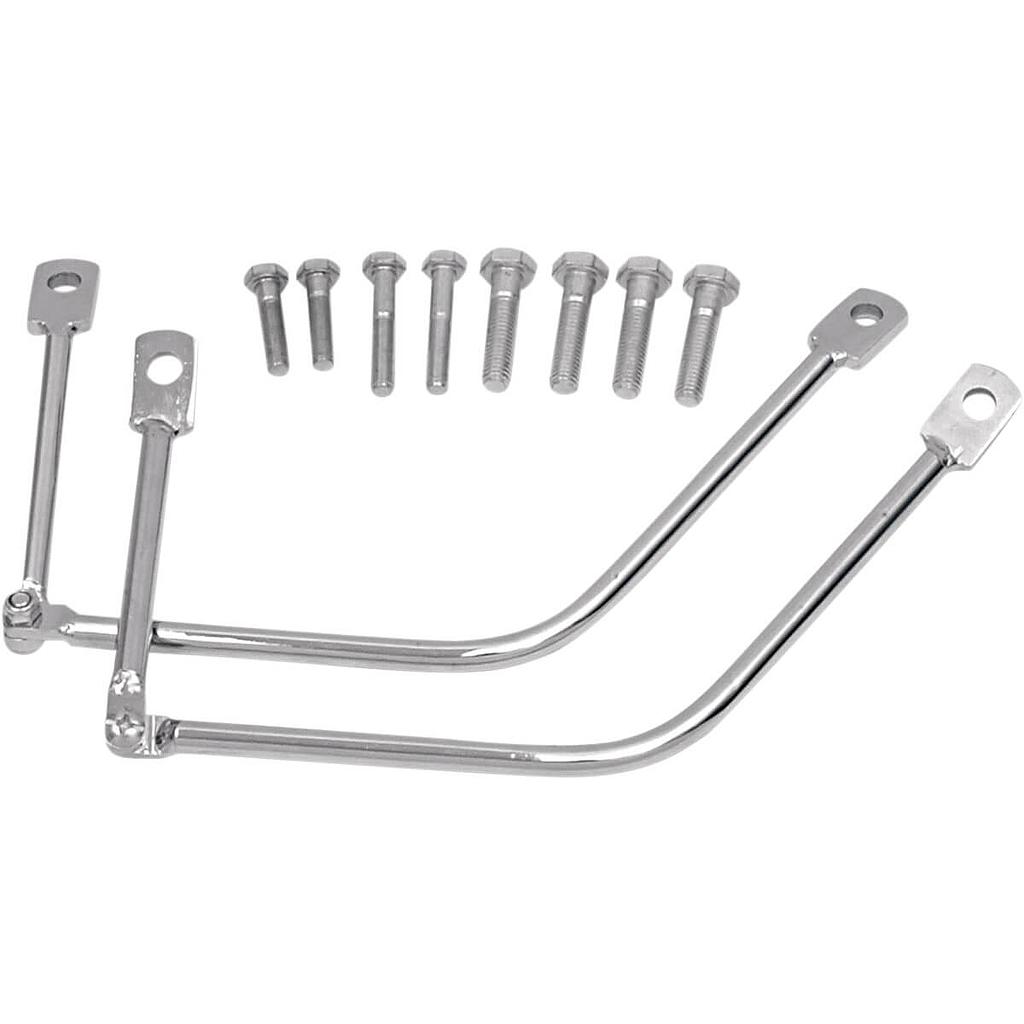 Universal Saddlebag Support Kit, Chrome