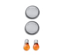 Bullet Turn Signal Lens Kit, Smoked