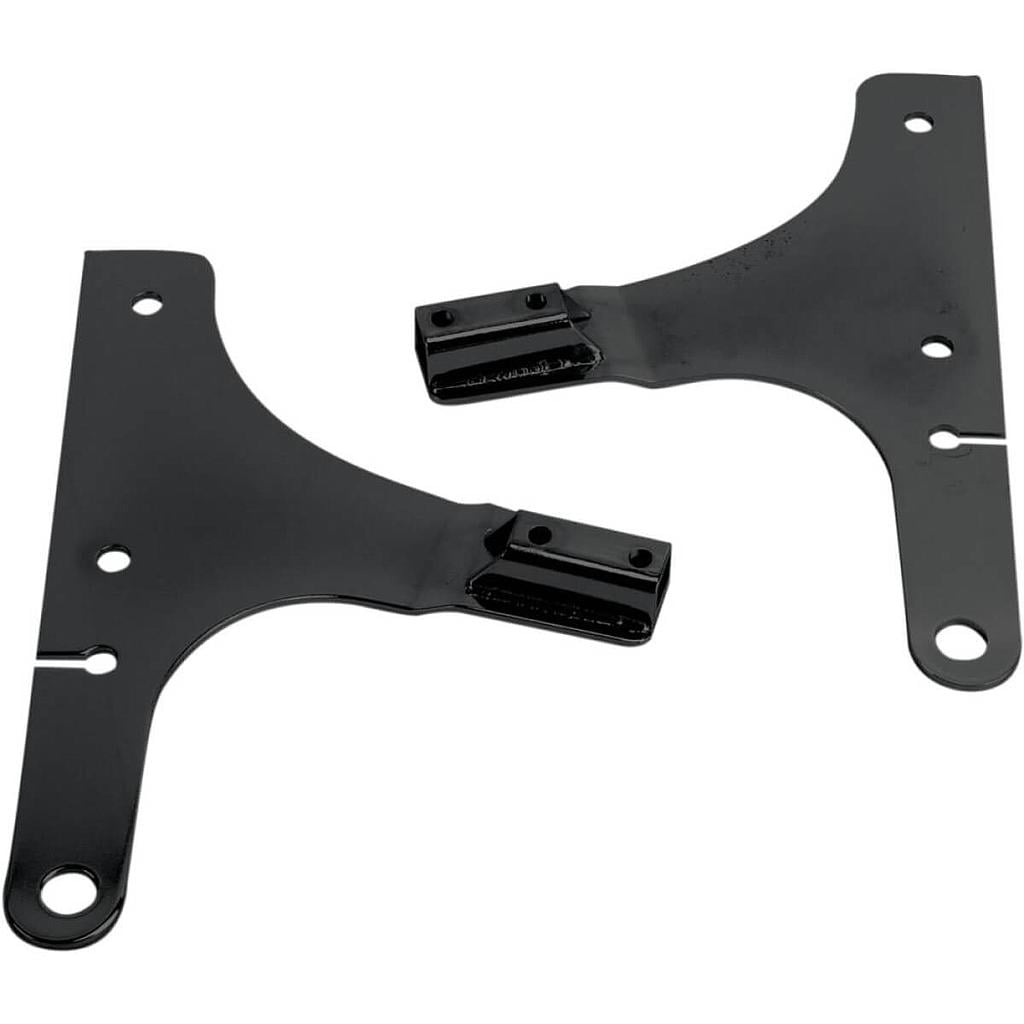 Sissy Bar Side Plates, FXSTD, Black
