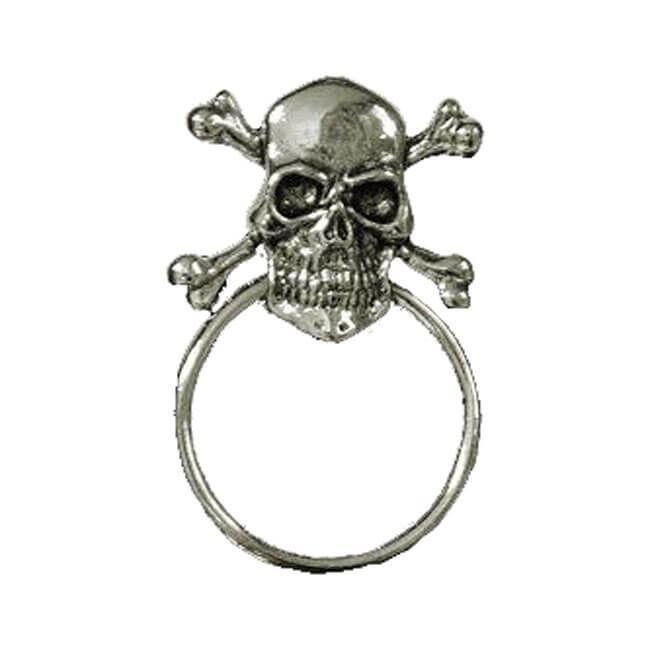 Skull &amp; Bones Sunglass Holder Pin 