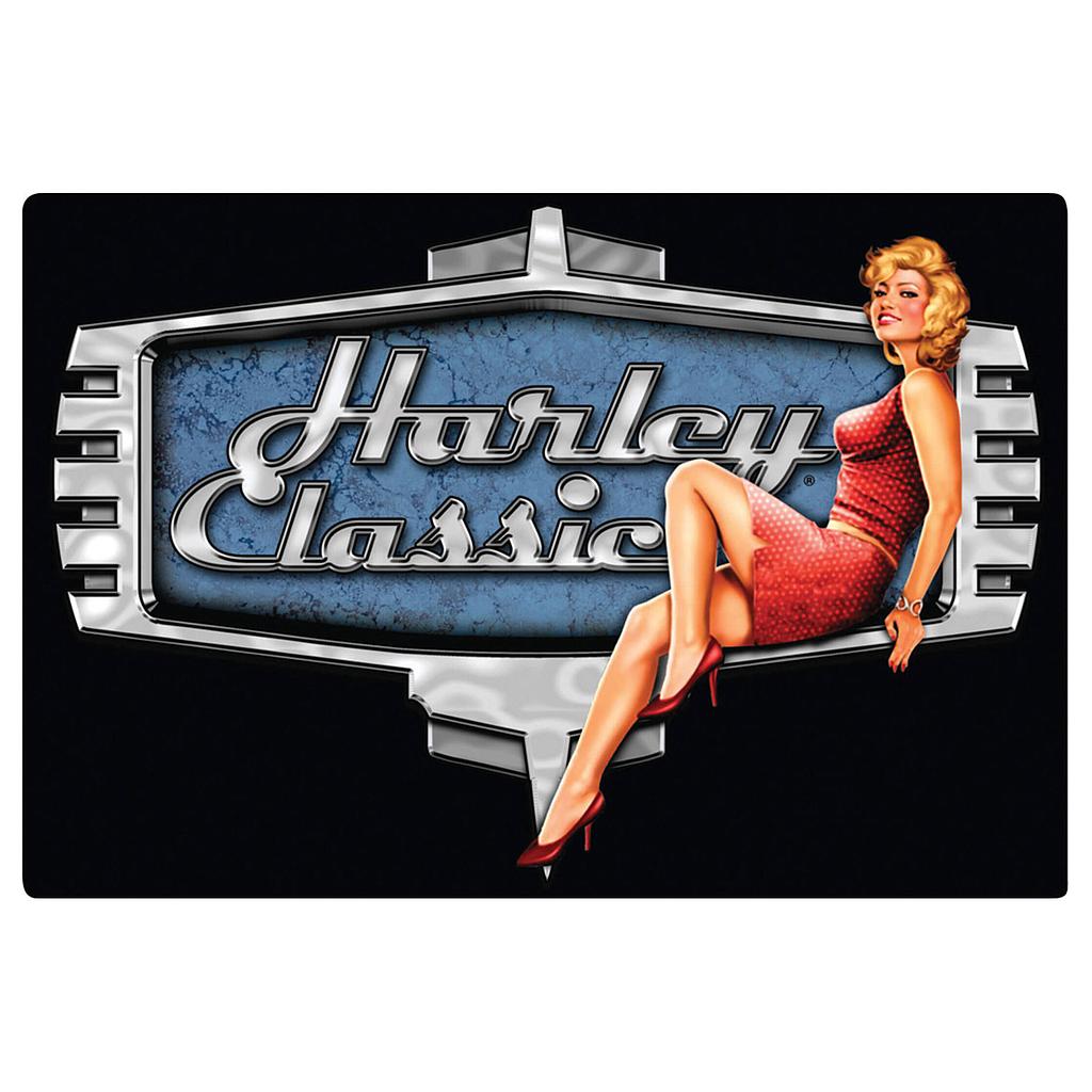 Retro Babe Tin Sign