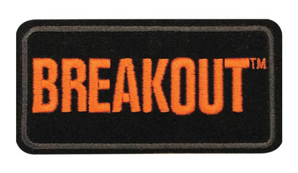 Softail Breakout Embroidered Emblem, Small Patch