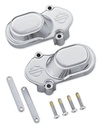 Bar &amp; Shield Logo Rear Axle Cover Kit, Chrome