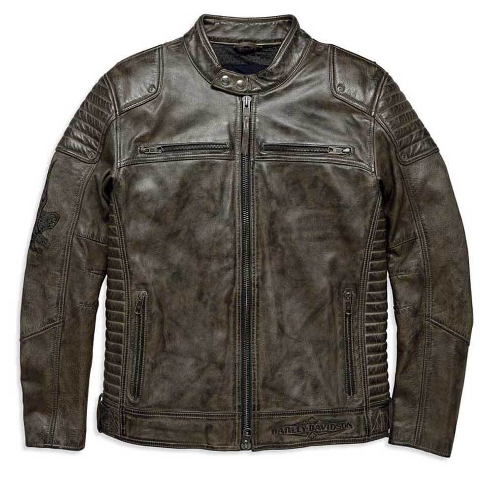 Hamilton Washed Genuine Leather Jacket