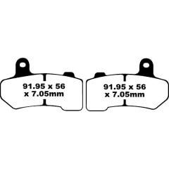 FA409HH Brake Pad FA-HH Series Sintered Metal