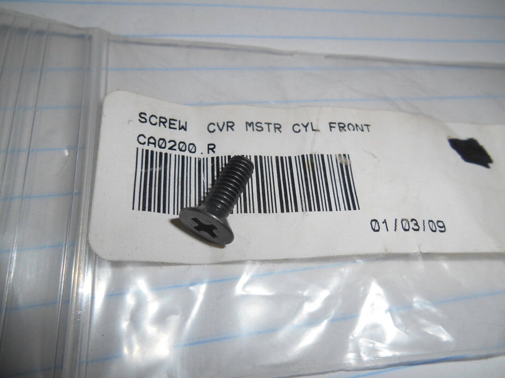 Screw, CVR Master Cylinder, Front