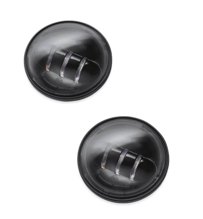 H-D Daymaker LED Auxiliary Lamps, 4", Gloss Black