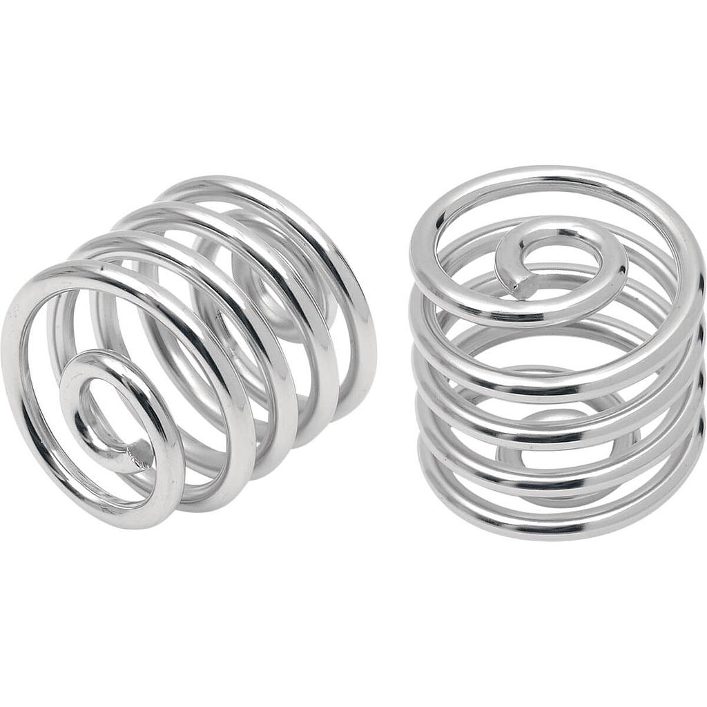Seat Springs, Pair, 2" Chrome
