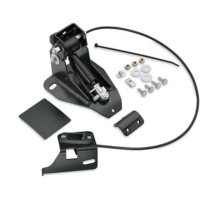 Rider Backrest Mounting Kit, Adjustable, '09-later Touring