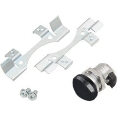 Push-Button Fuel Door Latch Kit, Gloss Black