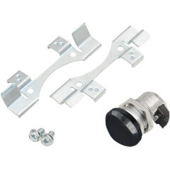 Push-Button Fuel Door Latch Kit, Gloss Black