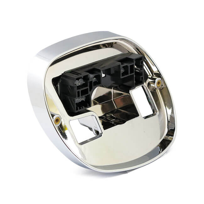 HD 99-Up Taillight Base, Chrome, 68372-03