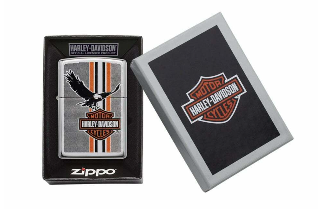 Eagle &amp; Stripes Chrome Zippo