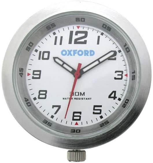 AnaClock, Silver Case m/ White Face