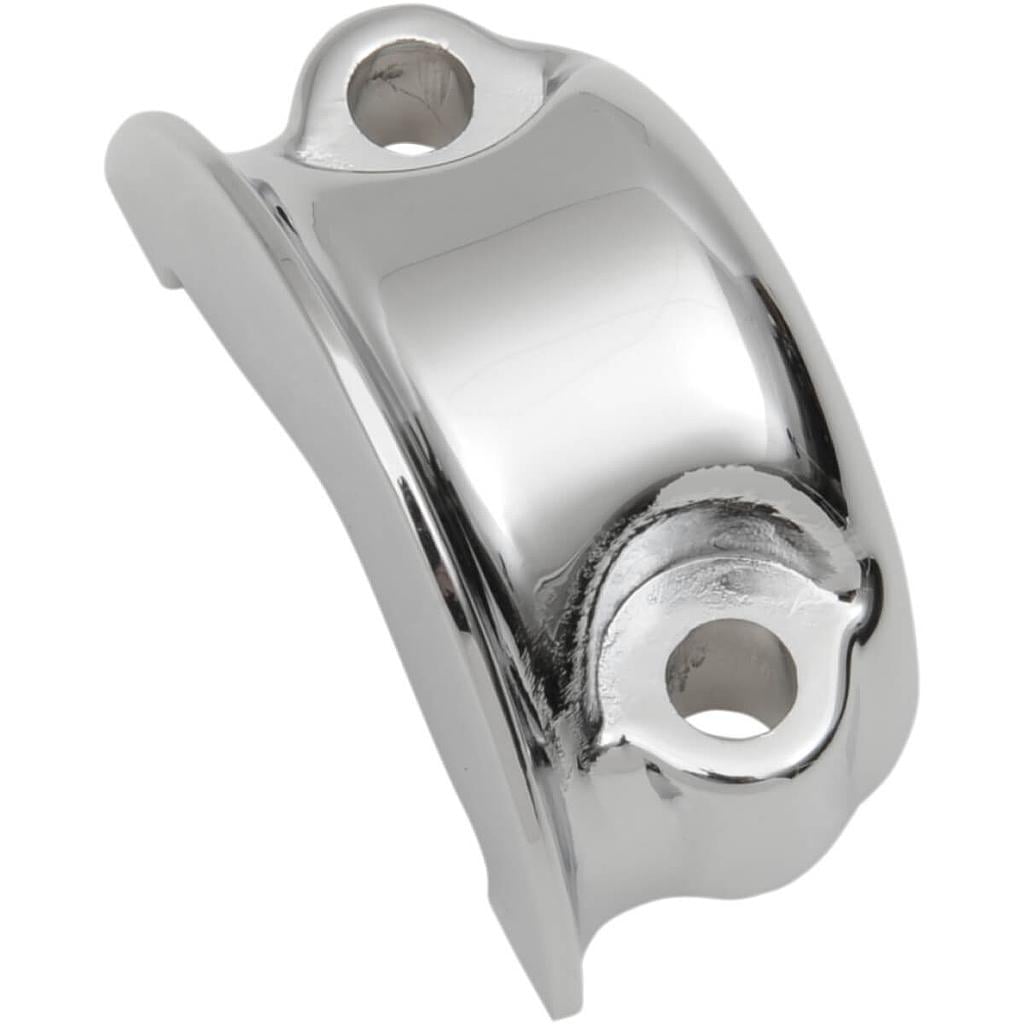 Brake/Clutch Control Clamp Half, Chrome, 08-22 FLT